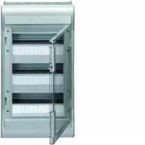 Coffret étanche vector IP55 3 rangées 36 modules h 552mm l 310mm (VE312F)