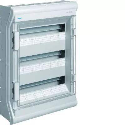 Coffret �tanche vector IP55 3 rang�es 54 modules h 602mm l 418mm (VE318F)