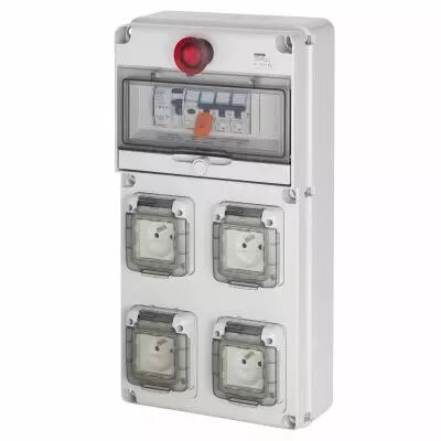Coffret MONO. 40A 4 PC 230V 16A+ AU (FR60148N)
