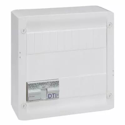 Coffret Multim�dia Basique avec brassage - �quip� et pr�c�bl� 4 prises RJ 45