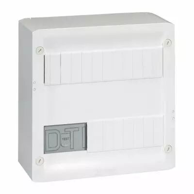 Coffret Multim�dia Basique avec brassage - �quip� et pr�c�bl� 8 prises RJ 45