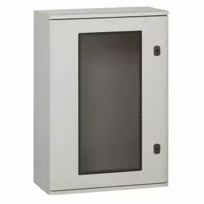 Coffret polyester Marina - IP66 IK10 - RAL 7035 - 1020x810x300 mm - porte vitr�e (036283)