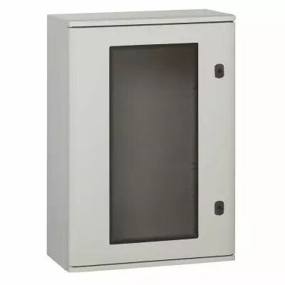 Coffret polyester Marina - IP66 IK10 - RAL 7035 - 1220x810x300 mm - porte vitr�e (036284)