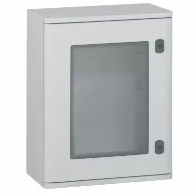 Coffret polyester Marina - IP66 IK10 - RAL 7035 - 820x610x300 mm - porte vitr�e (036281)