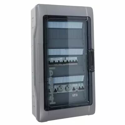 Coffrets DTU - IP 65 - 1x80 A - arriv�e et d�part sur bornier (401998)