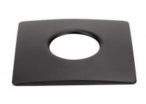 Collerette aimantée carrée pour EF6, couleur : noir (11011)