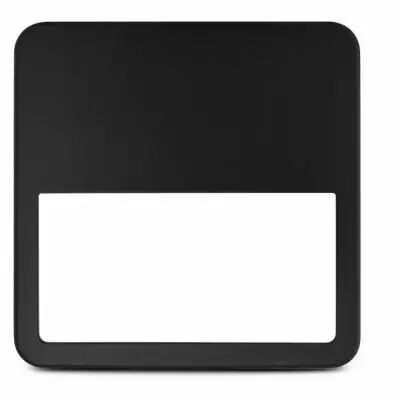 collerette asym noire pour quadra 220mmx50mm (100498)
