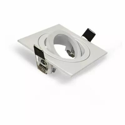 collerette carre declips support de spot 88 x 88mm blc orient (7714)