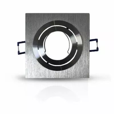 collerette carre declips support de spot 92 x 92mm alu orient (7713)