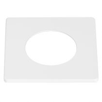 Collerette carrée blanche pour SPOT COMBO Fixe (099304)