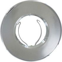 Collerette fixe aluminium brossé IP65 (654003)