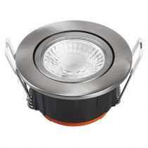 Collerette ronde nickel brossé pour SPOT COMBO Orientable (097935)