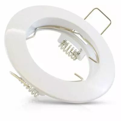 collerette support de spot diam 78mm blc fixe (7710)