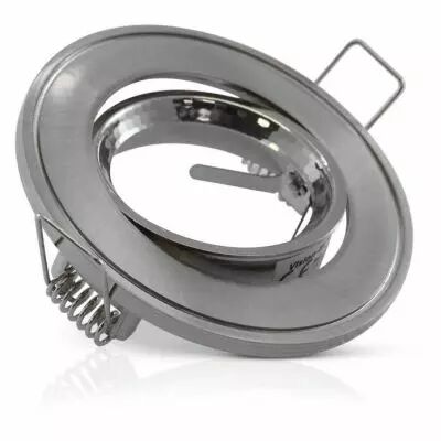 collerette support de spot diam 85mm argent orient (7701)