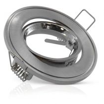collerette support de spot diam 85mm argent orient (7701)