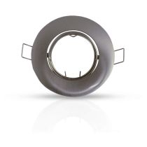 collerette support de spot diam 92mm argent orient (7703)