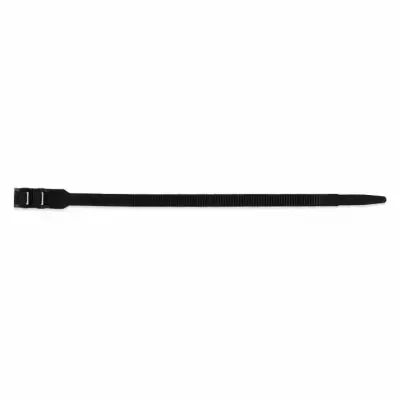 collier de serrage double 9 x 260 noir pack de 100 (x1) (9711)