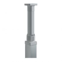 COLONNE 1 COMPARTIMENT LOGIX 2.70M ALUMINIUM (PW32310)