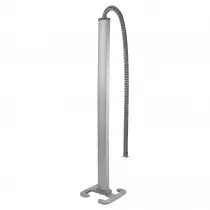 colonne mobile 2 compartiments logix 2m aluminium (pw32324)