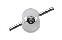 COMET, spot pour câble tendu T.B.T. TENSEO, intérieur, chrome, GU5.3/QR-C51, 50W max (139122)