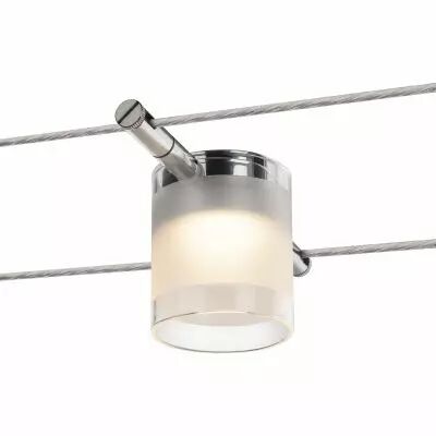 COMET LED, spot pour c�ble tendu T.B.T., int�rieur, chrome, LED, 6,3W, 2700K (1002690)