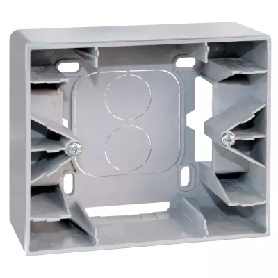 COMETE Cadre saillie 1 poste type A SILVER (61391A)