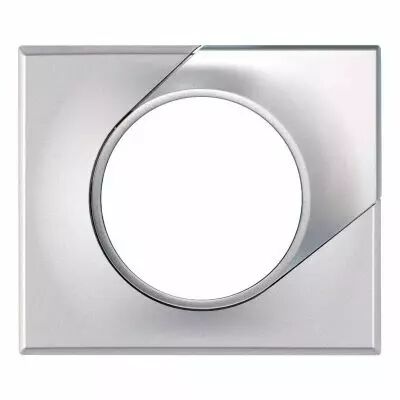 COMETE Plaque 1 poste SILVER (61595)
