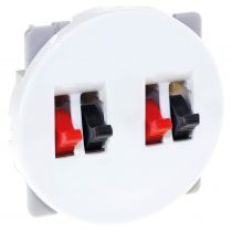 COMETE Prise Double HP BLC (61175)
