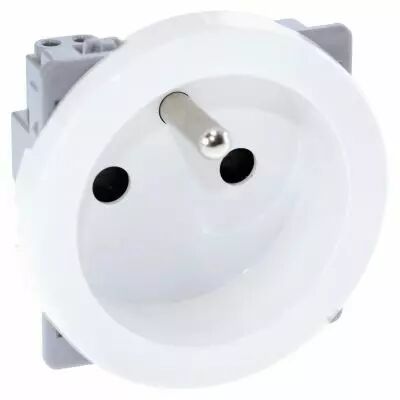 COMETE Prise R�no. 2P+T Connex. H/B BLC (61158)