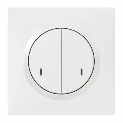 Commande double sans fil dooxie with Netatmo pour �clairage ou prise connect�e ou micromodule � blanc (600088)