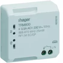 Commande pour télérupteur et minuterie KNX Radio (TRM600)