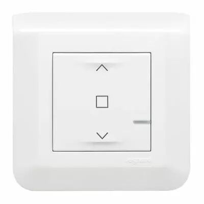 Commande sans fil pour interrupteur filaire de volet roulant connect� Mosaic with Netatmo - blanc (077746L)