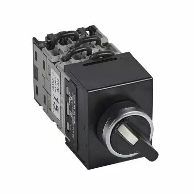Commutateur - inverseur sans arr�t - t�te de cde manette - PR 12 - 4P - fix �22 (027575)