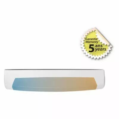 compacto reglette salle de bain 8w cct 3000/4000/6000k + bouton 5ans (100170)
