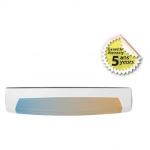 compacto reglette salle de bain 8w cct 3k/4k/6k + bouton & prise 5an (100171)