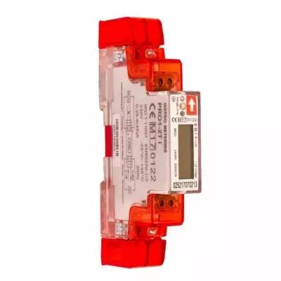 Compteur �lectrique modulaire monophas� 45 A Double Tarif Certifi� MID (PRO12T)