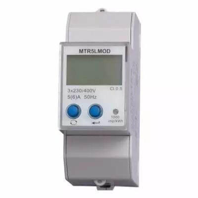 Compteur �lectrique modulaire tetra 5 ou 1 A (TC) MODBUS  simple tarif (MTR5LMOD)