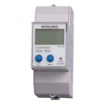 Compteur électrique modulaire tetra 5 ou 1 A (TC) MODBUS  simple tarif (MTR5LMOD)