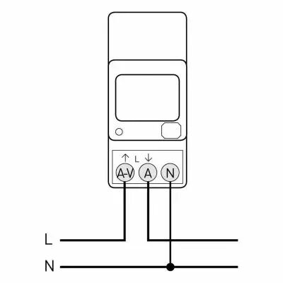 Compteur �lectrique monophas� 80A Certifi� MID Modbus UEM80-2D R (110700010001VOL)