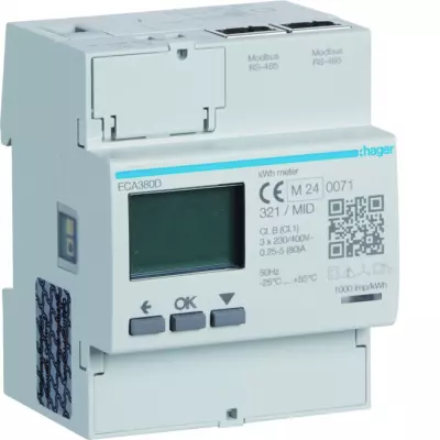COMPTEUR TRI 80A AGARDIO MID (ECA380D)