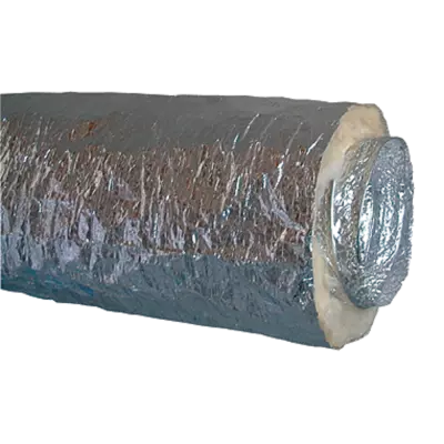 conduit flexible souple l 10m algaine alu insonoris� m0-m1 diam�tre 125 (11091932)