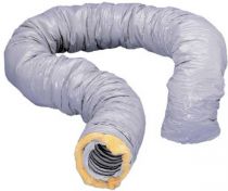 Conduit souple calorifugé Ø125 Long 10M (423054)