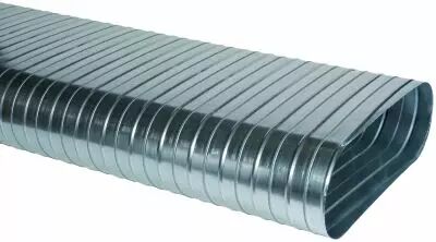 Conduit spiral�s rigide oblong galvanis� CSRO de 3m�tres - L360 x H80 (11064391)
