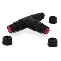 connect etanche ip68 250v noir 3 fils automatique forme t (7214)