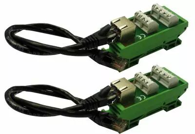 Connecteur  rj sur bornier pour raccord. c�bles type ly/syt (CFTPJM)