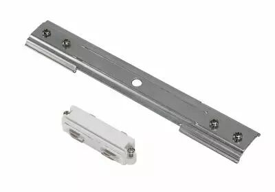 Connecteur central, avec renfort longitudinal, pour rail 1 allumage � encastrer, int�rieur, blanc (143271)