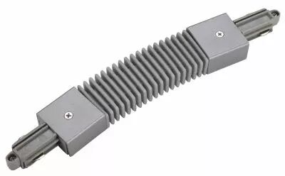 Connecteur flex, pour rail 1 allumage en saillie, int�rieur, gris argent (143112)
