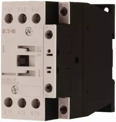 Contacteur, 3 p�les, 380V 400V 15kW, 1N/O, 230V 50Hz, 240V 60Hz, fonctionnement CA, bornes � vis (277260)