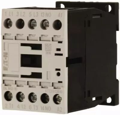 Contacteur, 3 p�les, 380V 400V 5,5kW, 1N/O, 24V DC, fonctionnement DC, bornes � vis (276845)