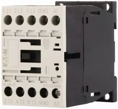 Contacteur 3 p�les,380V 400V 4kW, 1N/O,230V 50Hz, 240V 60Hz fonctionnement CA bornes � vis (276830)